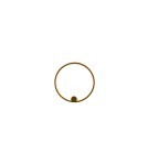 Kinkiety ringi - YASKR Kinkiet Ringa S 1xLED złoty WL0116-S-GD  Złoty - product 3