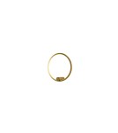 Kinkiety ringi - YASKR Kinkiet Ringa S 1xLED złoty WL0116-S-GD  Złoty - product 5