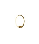 Kinkiety ringi - YASKR Kinkiet Ringa S 1xLED złoty WL0116-S-GD  Złoty - product 6