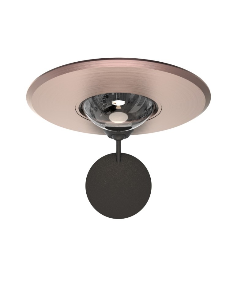 YASKR Kinkiet Solenia 1xLED Dotykowy różowe złoto WL0124 21 cm Szczotkowane Różowe Złoto