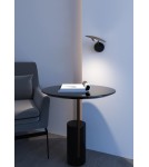 Kinkiety do sypialni - YASKR Kinkiet Solenia 1xLED Dotykowy różowe złoto WL0124 21 cm Szczotkowane Różowe Złoto - product 2