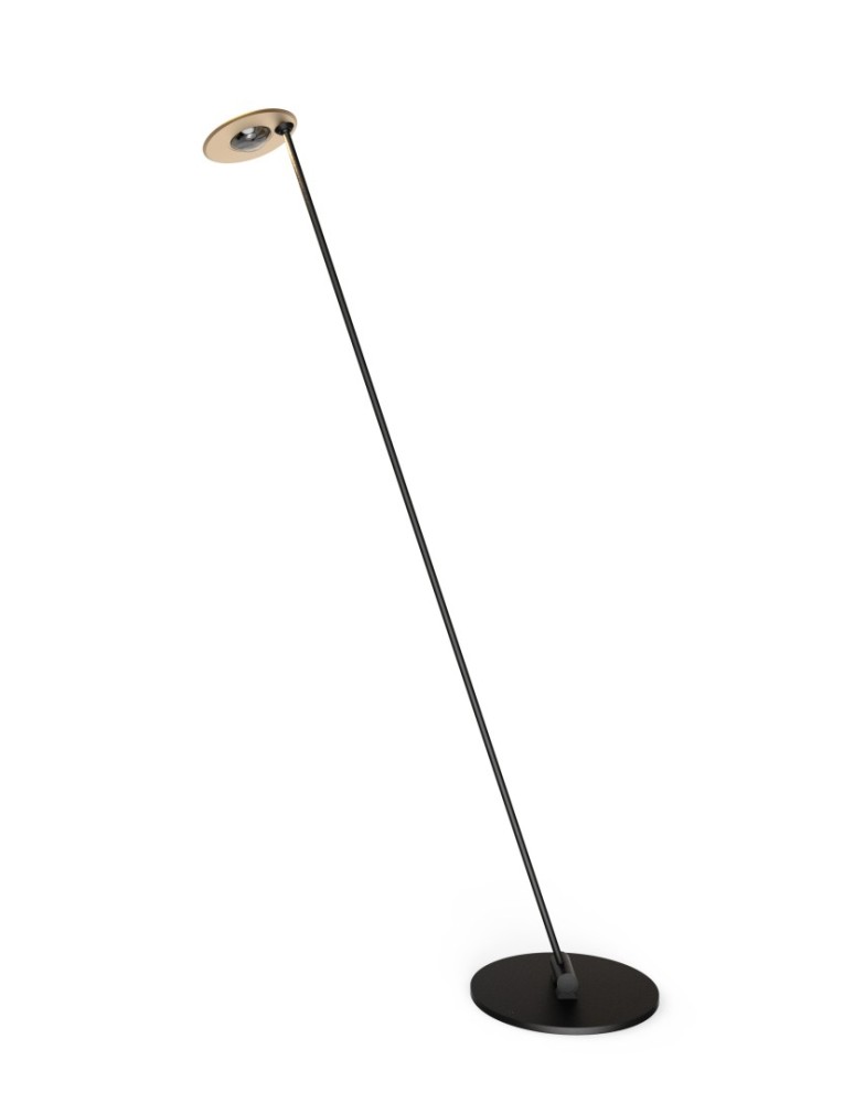 YASKR Lampa Stojąca Solenia 1xLED Dotykowa różowe złoto FL0104 163 cm Szczotkowane Różowe Złoto