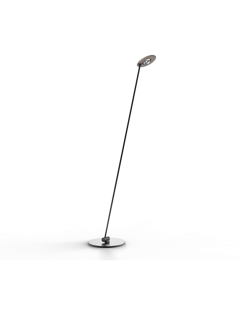 YASKR Lampa Stojąca Solenia 1xLED Dotykowa różowe złoto FL0104 163 cm Szczotkowane Różowe Złoto