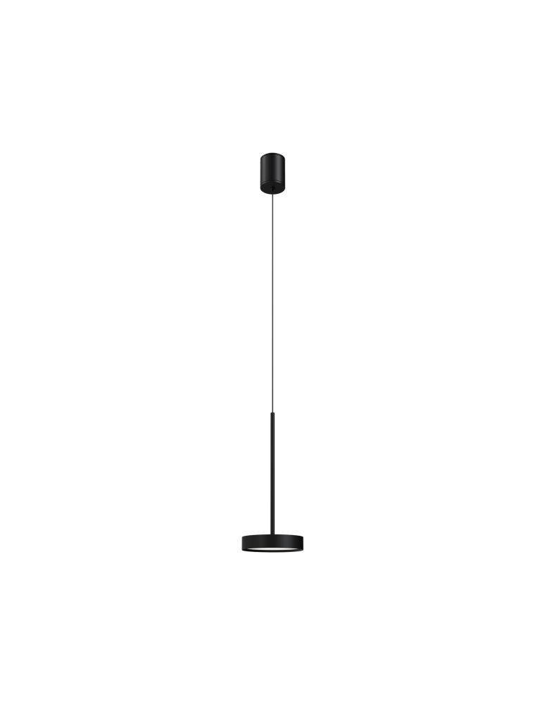 YASKR Lampa Wisząca Awo 1xLED czarna PL0134-BK  