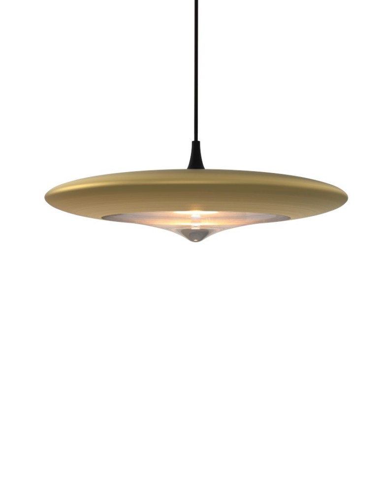 YASKR Lampa Wisząca Otos 1xLED Szczotkowane Złoto PL0145  Szczotkowane Złoto