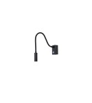 Kinkiety do czytania - YASKR Kinkiet Adjusta 1xLED czarny WL0117-BK 20 cm Czarny - product 4