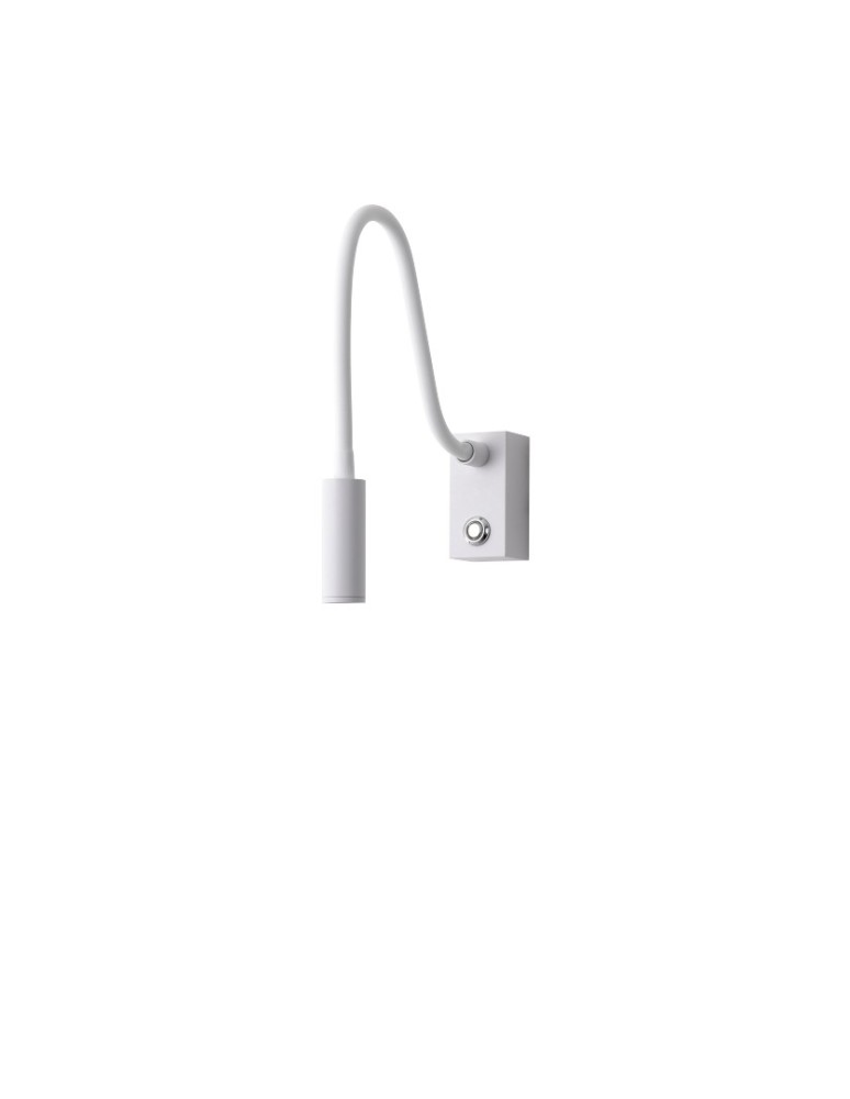 YASKR Kinkiet Adjusta 1xLED biały WL0117-WH 20 cm Biały YASKR Kinkiet Adjusta 1xLED biały WL0117-WH 20 cm Biały