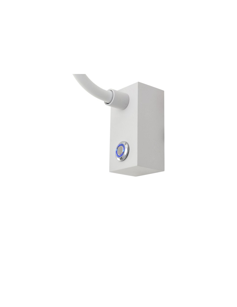 YASKR Kinkiet Adjusta 1xLED biały WL0117-WH 20 cm Biały YASKR Kinkiet Adjusta 1xLED biały WL0117-WH 20 cm Biały