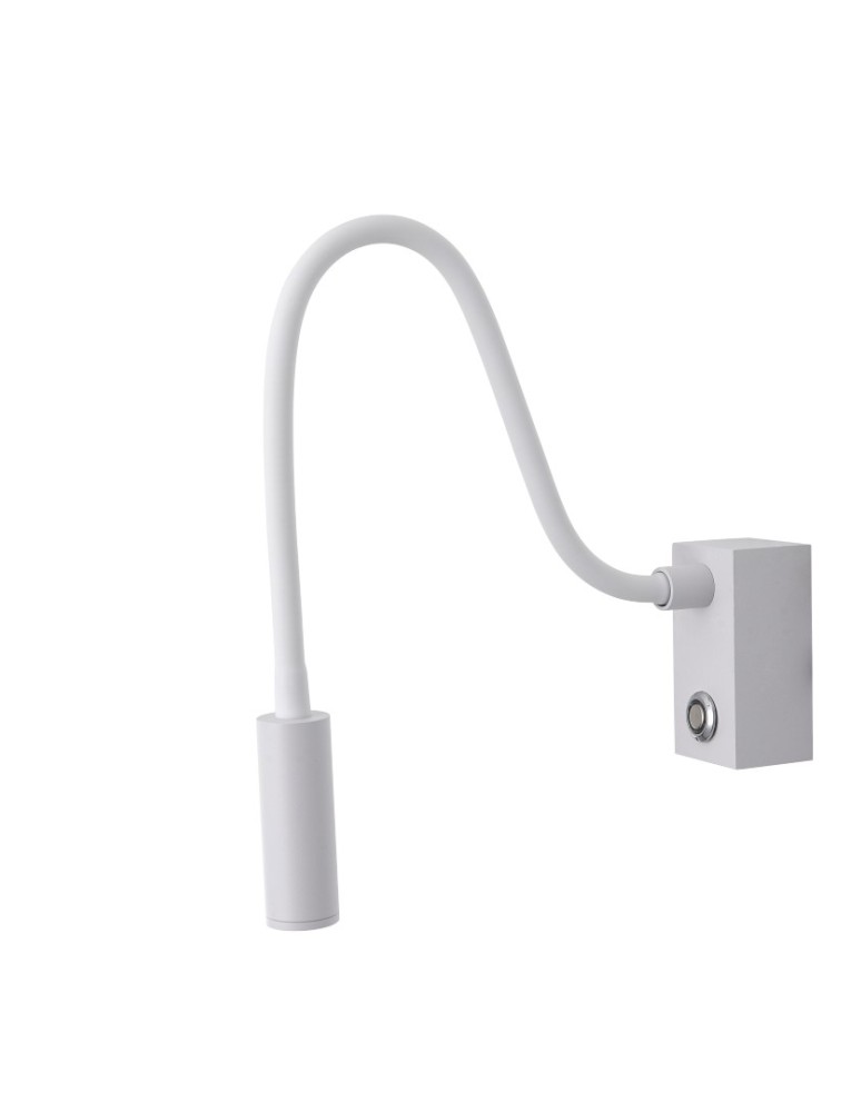 YASKR Kinkiet Adjusta 1xLED biały WL0117-WH 20 cm Biały