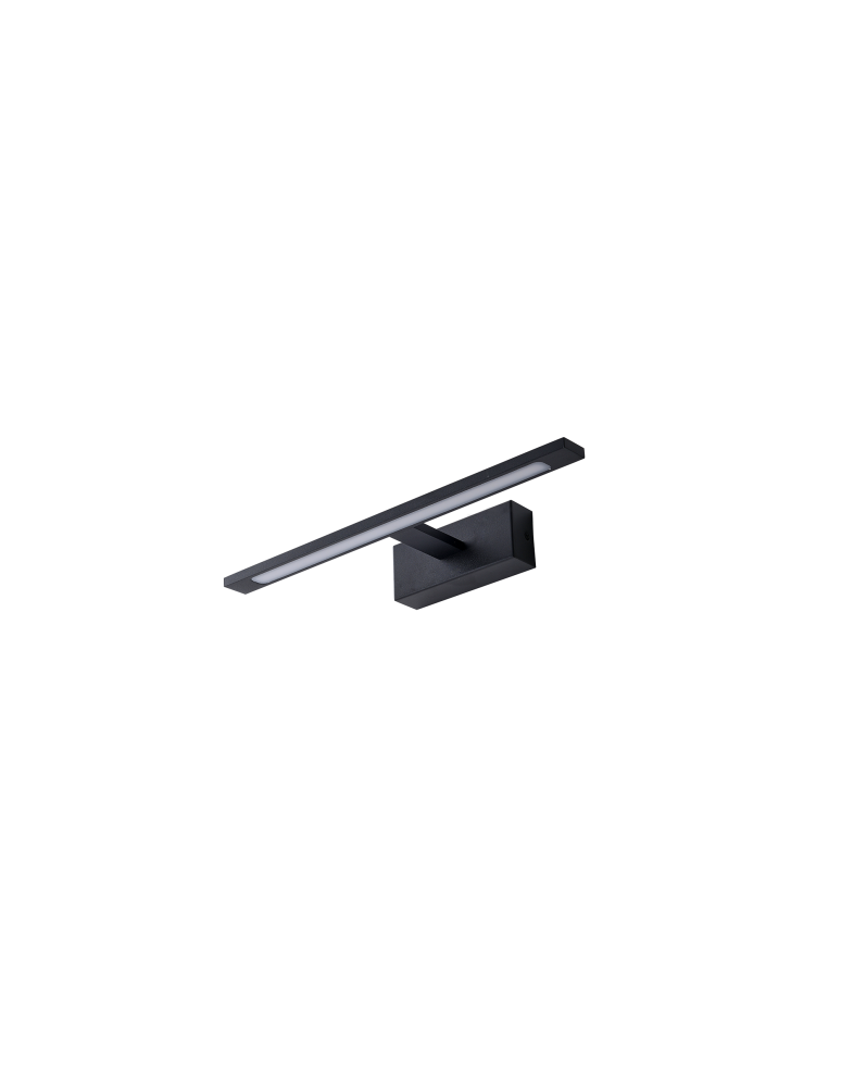 YASKR Kinkiet Elgidia 1xLED IP 44 czarny WL0122-S-BK 14 cm Czarny YASKR Kinkiet Elgidia 1xLED IP 44 czarny WL0122-S-BK 14 cm Czarny