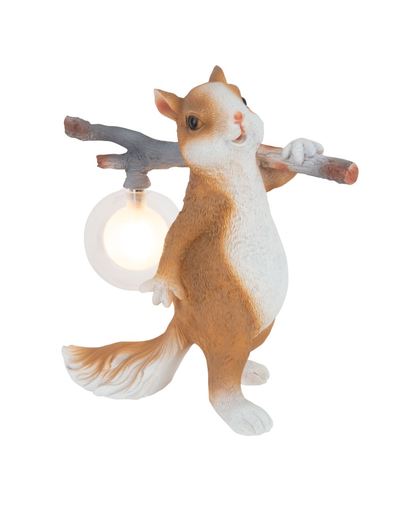 YASKR Lampa Biurkowa Wiewiórka Verka Ruda TL0106  Rudy