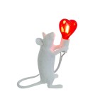 Lampy stołowe dziecięce - YASKR Lampa Biurkowa Myszka Topo Biała TL0102  Biały - product 1