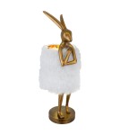 Lampy stołowe dziecięce - YASKR Lampa Biurkowa Zajączek Flafi M Złoty TL0108-M  Złoty - product 1
