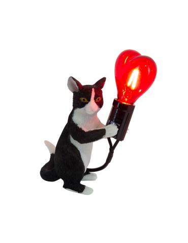 YASKR Lampa Biurkowa Kot Gato Czarny TL0103  Czarny