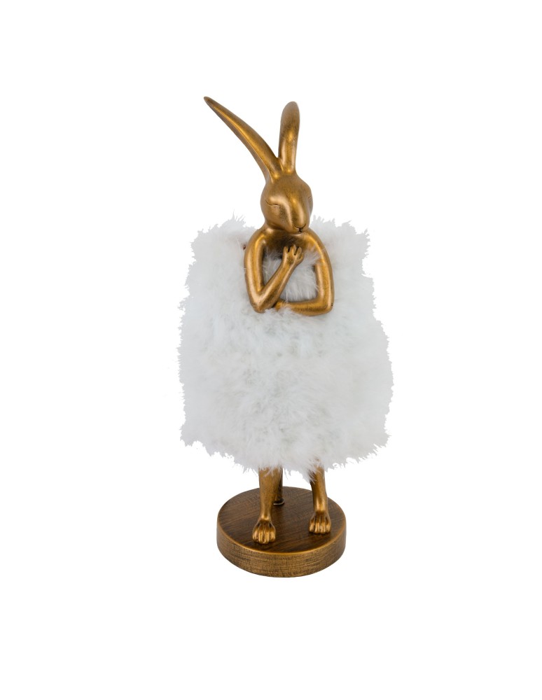 Lampy stołowe dziecięce - YASKR Lampa Biurkowa Zajączek Flafi S Złoty TL0108-S  Złoty - product kolory-swiatla.pl 2