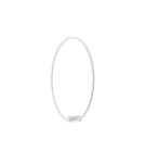 Kinkiety ringi - YASKR Kinkiet Ringa L 1xLED biały WL0116-L-WH  Biały - product 1