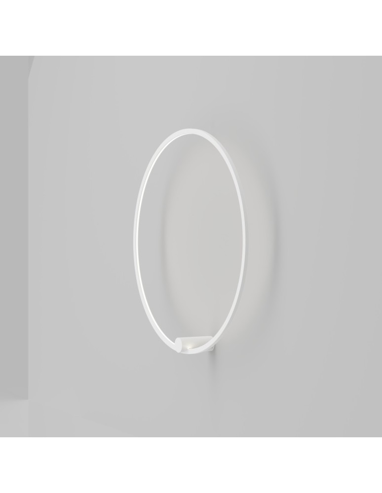 YASKR Kinkiet Ringa L 1xLED biały WL0116-L-WH  Biały