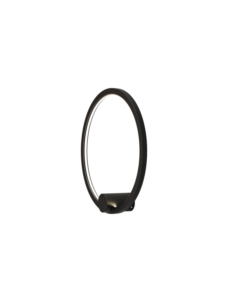 YASKR Kinkiet Ringa S 1xLED czarny WL0116-S-BK  Czarny