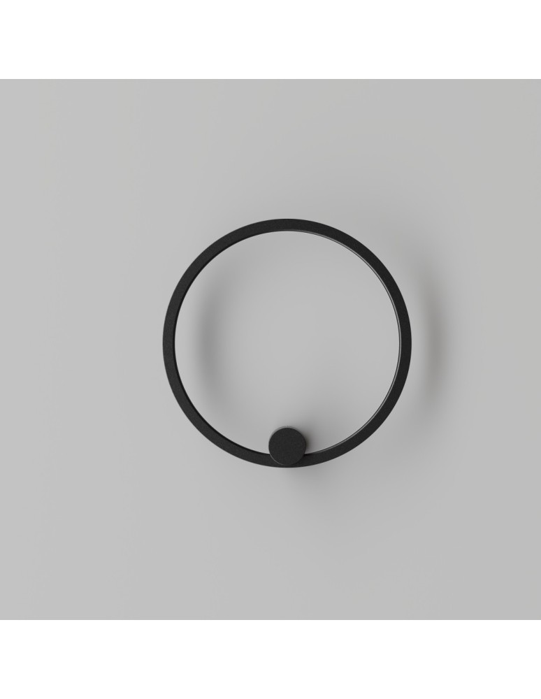 YASKR Kinkiet Ringa S 1xLED czarny WL0116-S-BK  Czarny