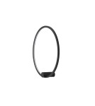 Kinkiety ringi - YASKR Kinkiet Ringa M 1xLED czarny WL0116-M-BK  Czarny - product 7