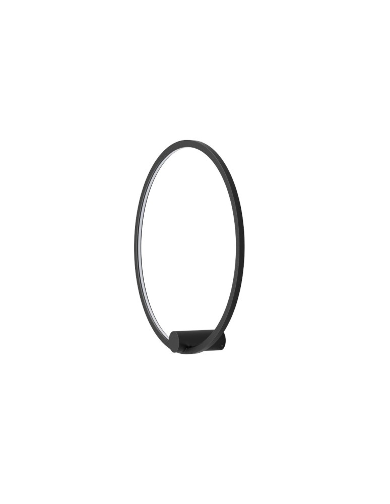 YASKR Kinkiet Ringa M 1xLED czarny WL0116-M-BK  Czarny