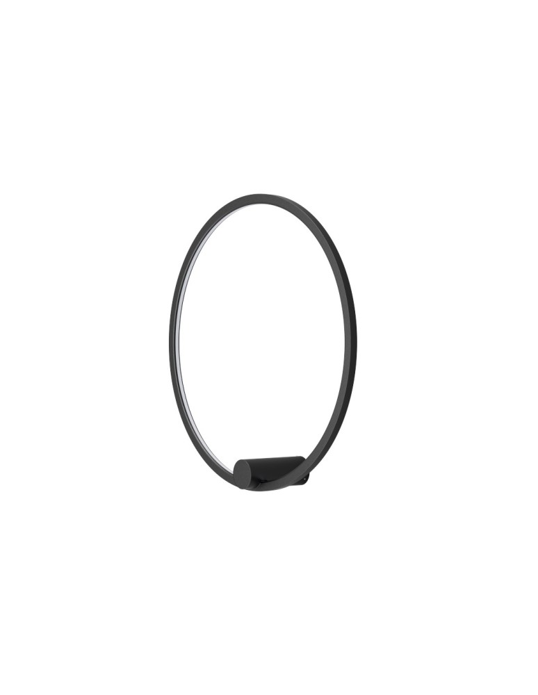 YASKR Kinkiet Ringa M 1xLED czarny WL0116-M-BK  Czarny