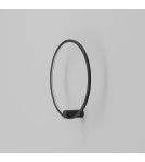 Kinkiety ringi - YASKR Kinkiet Ringa M 1xLED czarny WL0116-M-BK  Czarny - product 9