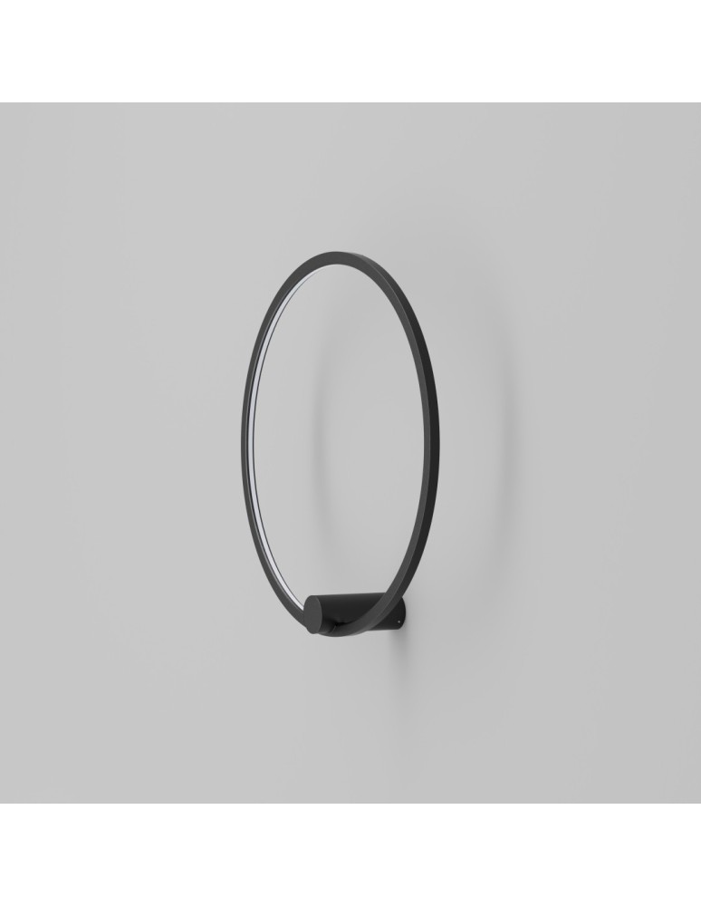YASKR Kinkiet Ringa M 1xLED czarny WL0116-M-BK  Czarny