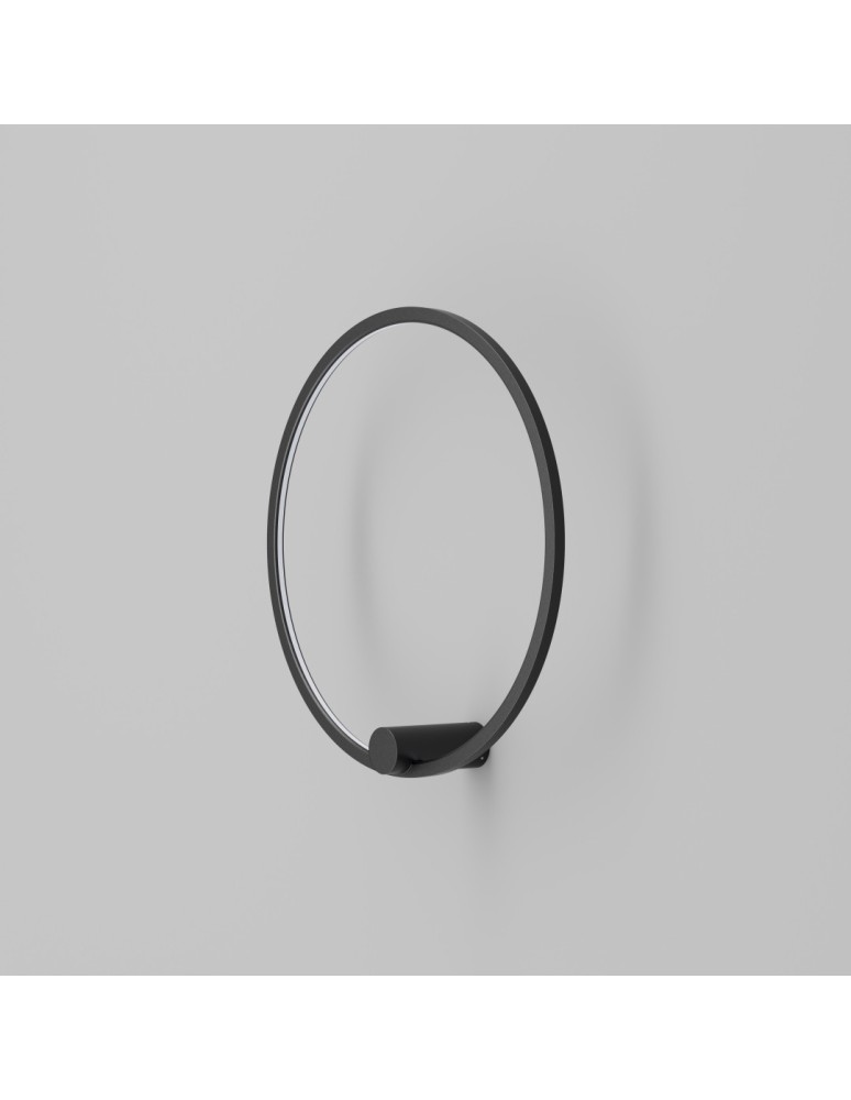 YASKR Kinkiet Ringa M 1xLED czarny WL0116-M-BK  Czarny
