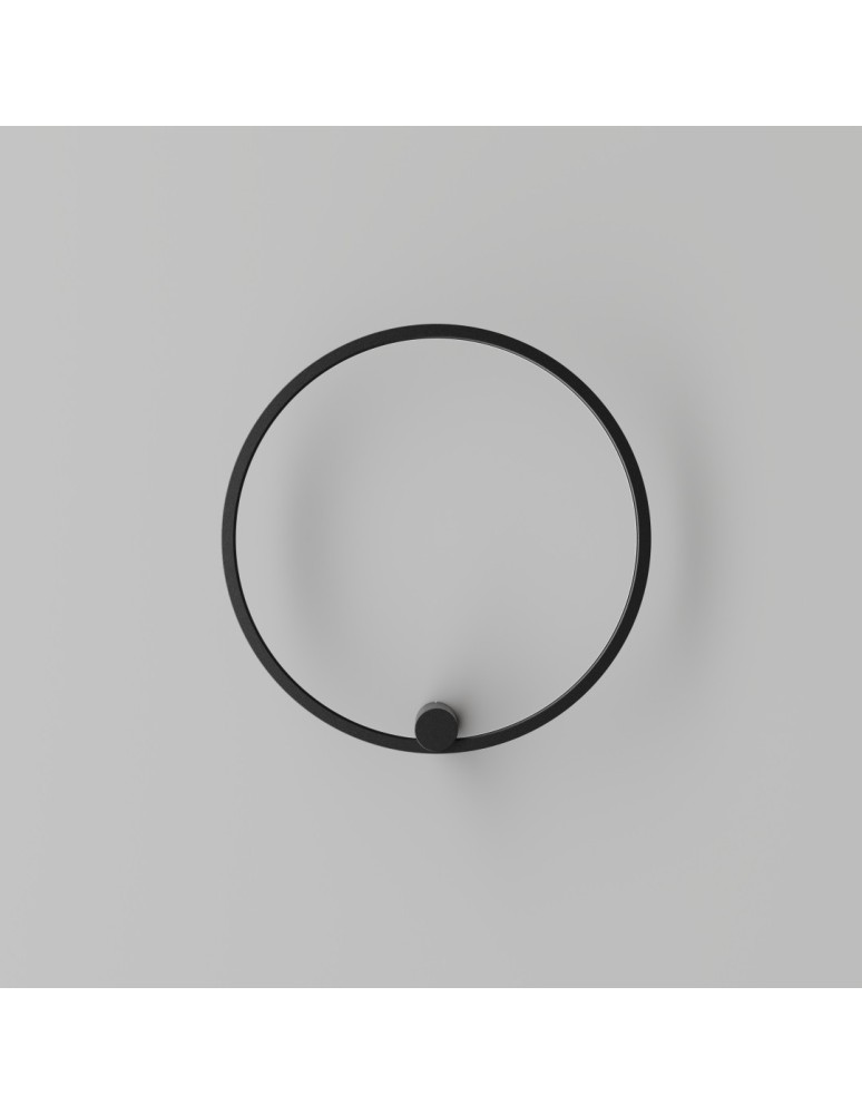 YASKR Kinkiet Ringa M 1xLED czarny WL0116-M-BK  Czarny
