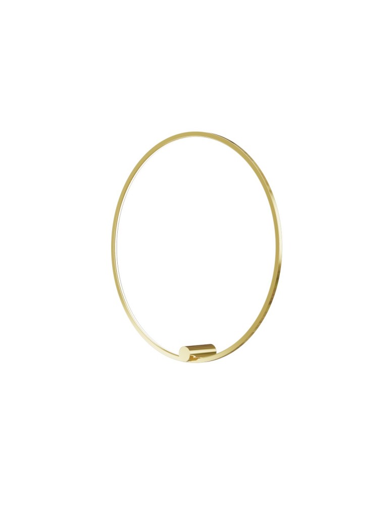 YASKR Kinkiet Ringa L 1xLED złoty WL0116-L-GD  Złoty