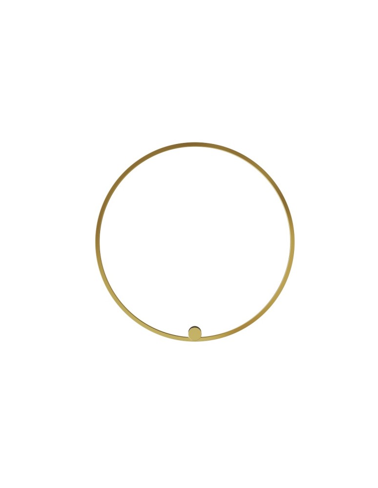 YASKR Kinkiet Ringa L 1xLED złoty WL0116-L-GD  Złoty