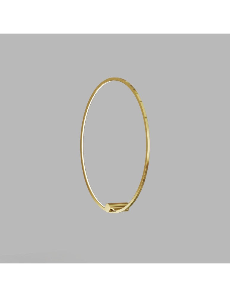YASKR Kinkiet Ringa L 1xLED złoty WL0116-L-GD  Złoty