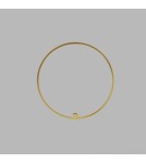 Kinkiety ringi - YASKR Kinkiet Ringa L 1xLED złoty WL0116-L-GD  Złoty - product 8