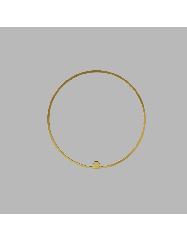 YASKR Kinkiet Ringa L 1xLED złoty WL0116-L-GD  Złoty