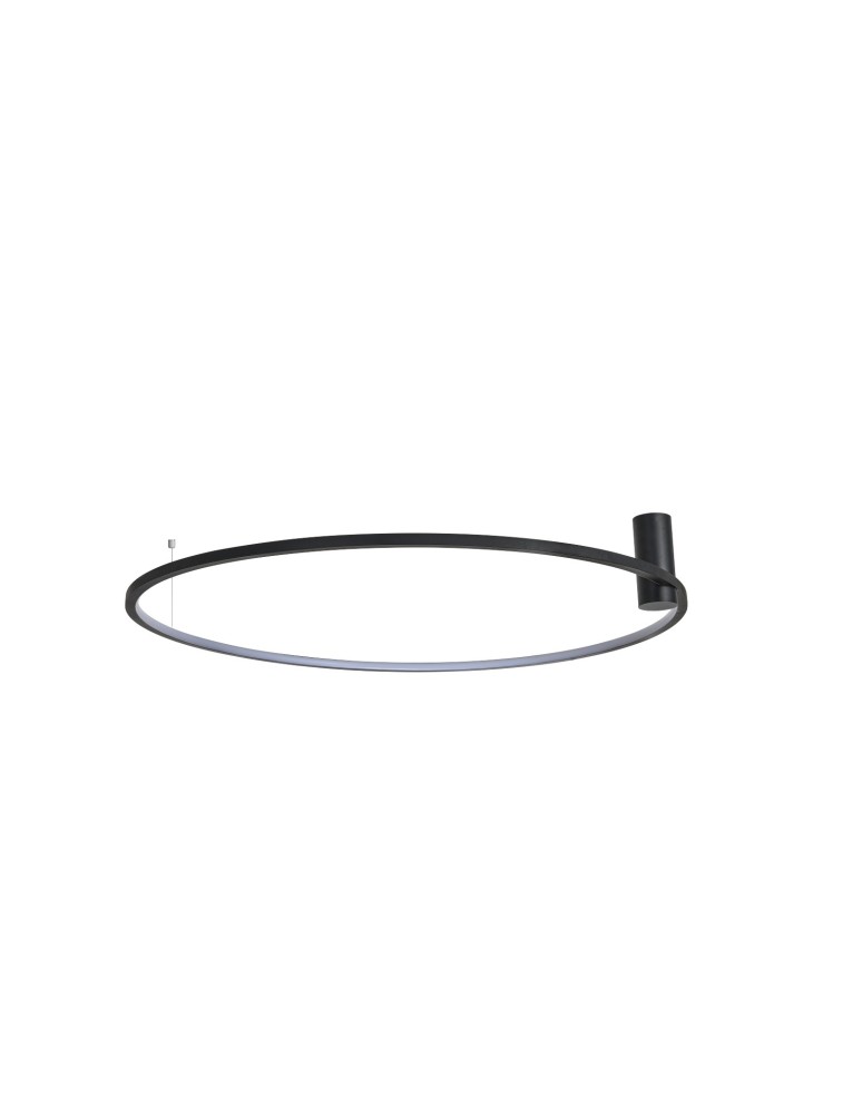 YASKR Plafon Ringa L 1xLED czarny CL0112-L-BK  Czarny