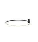 Lampy sufitowe ringi - YASKR Plafon Ringa L 1xLED czarny CL0112-L-BK  Czarny - product 1