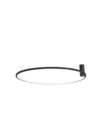 YASKR Plafon Ringa L 1xLED czarny CL0112-L-BK  Czarny