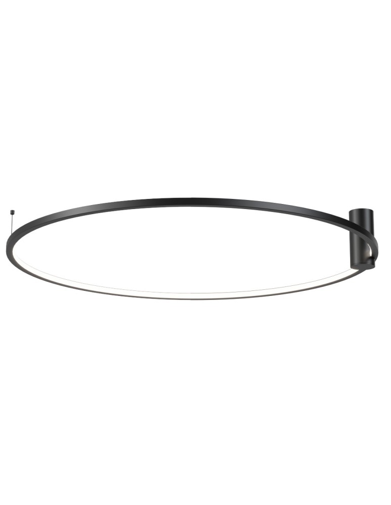 YASKR Plafon Ringa L 1xLED czarny CL0112-L-BK  Czarny