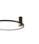 YASKR Plafon Ringa M 1xLED czarny CL0112-M-BK Czarny YASKR Plafon Ringa M 1xLED czarny CL0112-M-BK Czarny