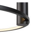 YASKR Plafon Ringa M 1xLED czarny CL0112-M-BK Czarny YASKR Plafon Ringa M 1xLED czarny CL0112-M-BK Czarny