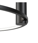 YASKR Plafon Ringa M 1xLED czarny CL0112-M-BK Czarny YASKR Plafon Ringa M 1xLED czarny CL0112-M-BK Czarny