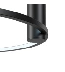 YASKR Plafon Ringa M 1xLED czarny CL0112-M-BK Czarny YASKR Plafon Ringa M 1xLED czarny CL0112-M-BK Czarny