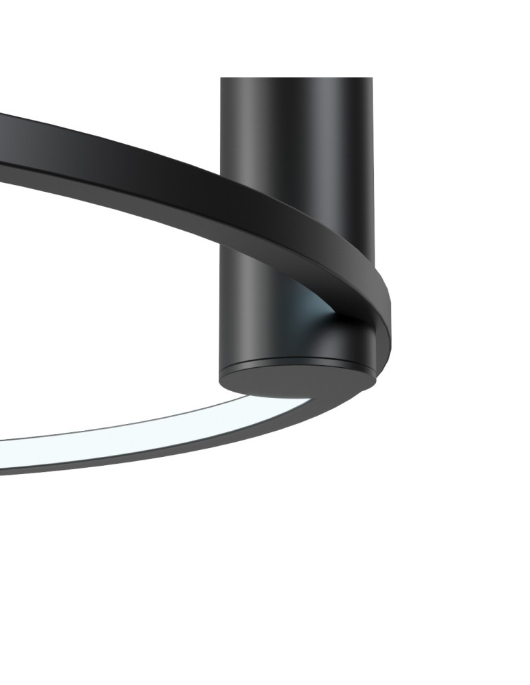 YASKR Plafon Ringa M 1xLED czarny CL0112-M-BK Czarny YASKR Plafon Ringa M 1xLED czarny CL0112-M-BK Czarny