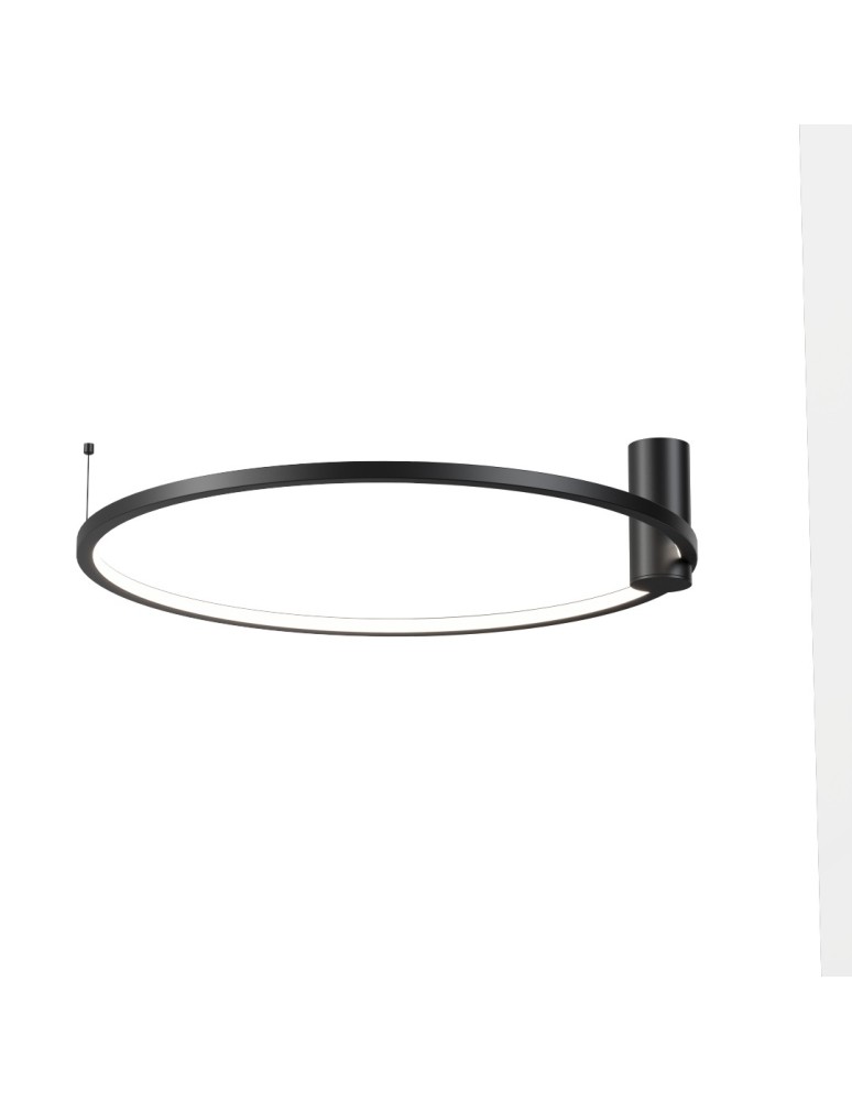 YASKR Plafon Ringa M 1xLED czarny CL0112-M-BK Czarny YASKR Plafon Ringa M 1xLED czarny CL0112-M-BK Czarny