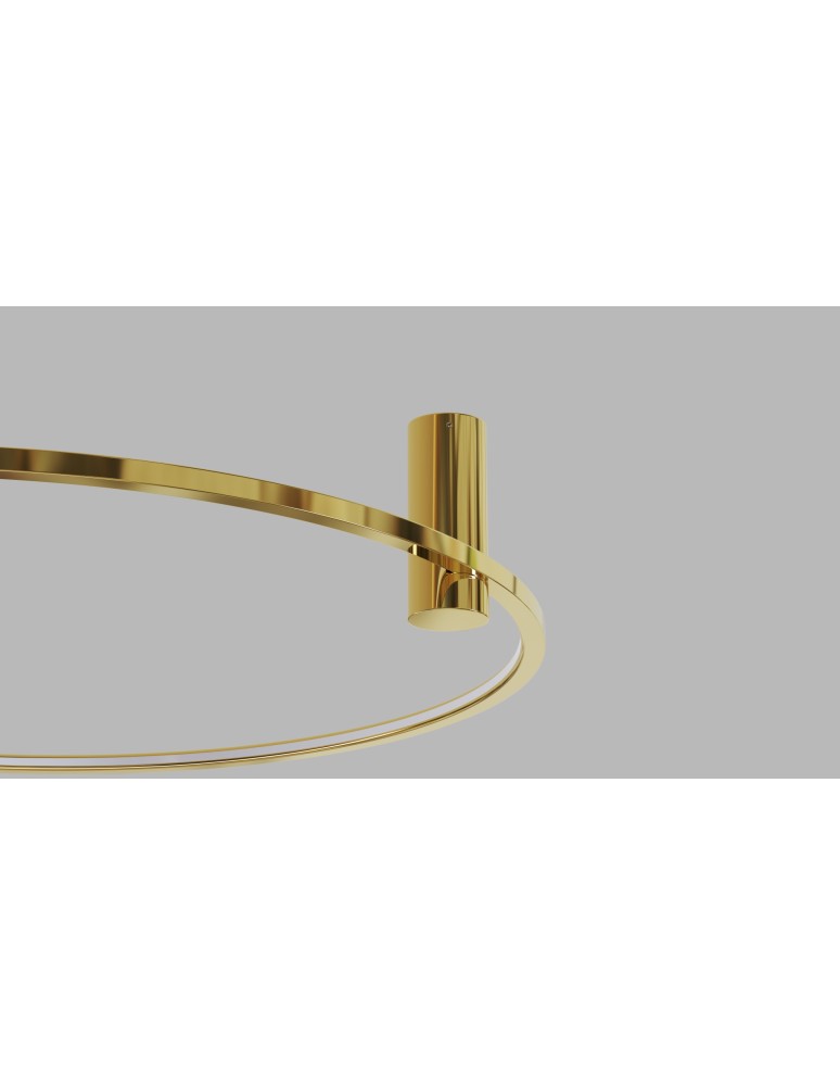 YASKR Plafon Ringa L 1xLED złoty CL0112-L-GD Złoty YASKR Plafon Ringa L 1xLED złoty CL0112-L-GD Złoty