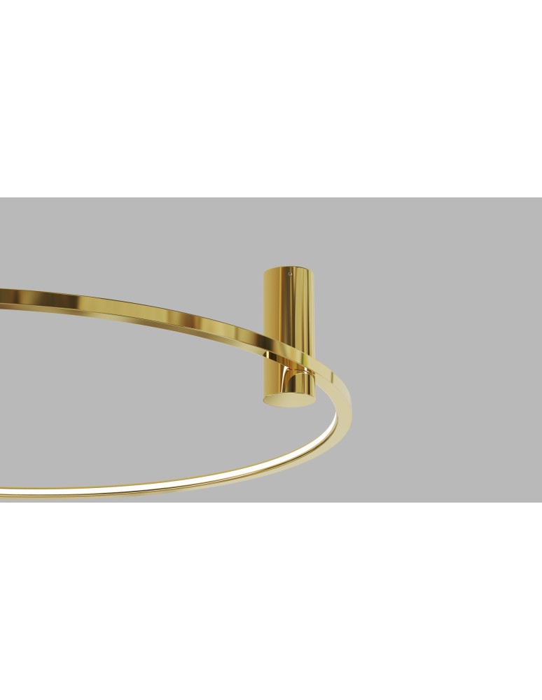 YASKR Plafon Ringa L 1xLED złoty CL0112-L-GD Złoty YASKR Plafon Ringa L 1xLED złoty CL0112-L-GD Złoty