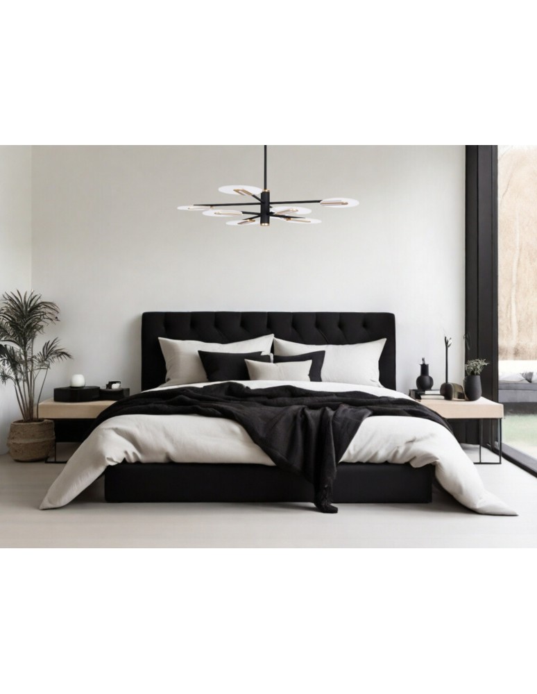 Lampy wiszące LED - Luces Exclusivas CEJA Wisząca LED 56W 3605lm 3000K czarny/złoty LE41373 - produkt kolory-swiatla.pl 3