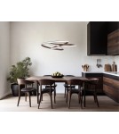 Lampy wiszące LED - Luces Exclusivas IBIZA Wisząca LED 43W 3013lm 3000K Ściemnialna brązowy szczotkowany LE41654 - product 3