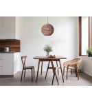 Lampy wiszące boho - Luces Exclusivas PARANA Wisząca 1xE27 LED naturalny/czarny LE42135 - product 3
